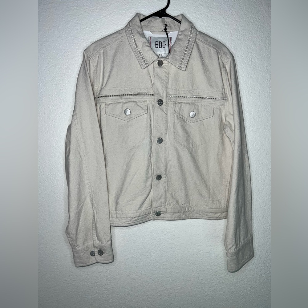 BDG Cropped Canvas Trucker Jacket - Picture 7 of 12
